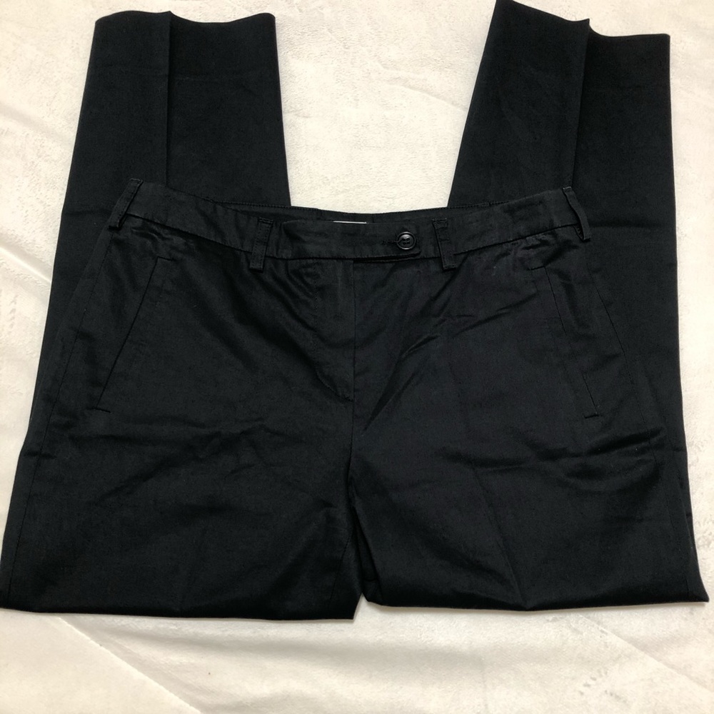 Armani Collezioni Black Ankle Pants